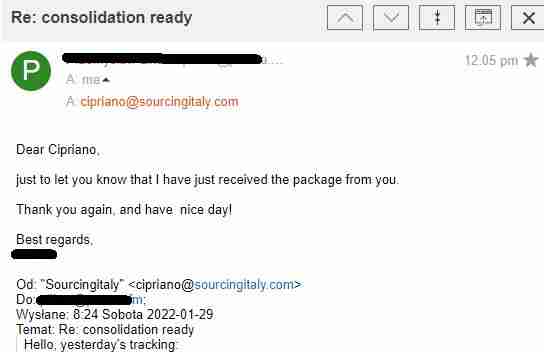 Parcel Reshipper Italy 428 Parcel Reshipper Italy 428